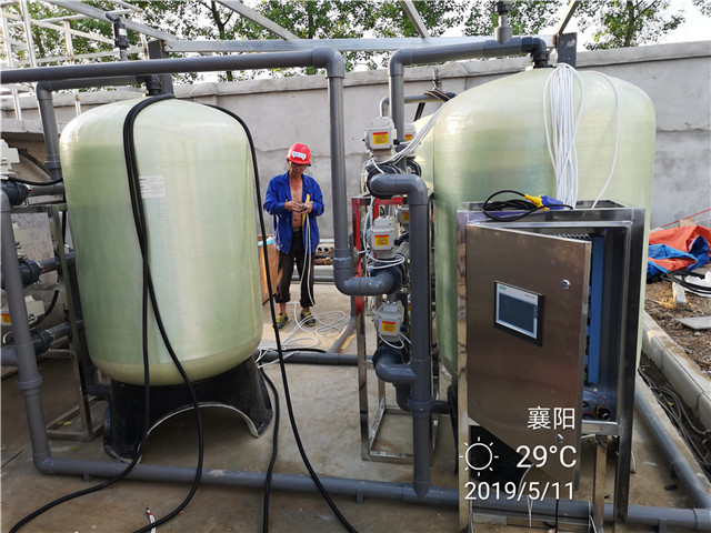 中央空調循環水軟水設備：